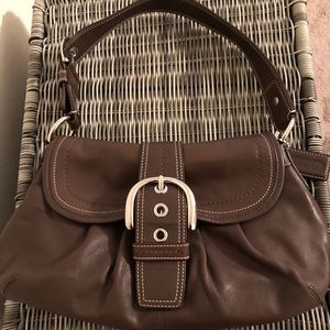 Coach Soho Pleated Leather Shoulder Bag